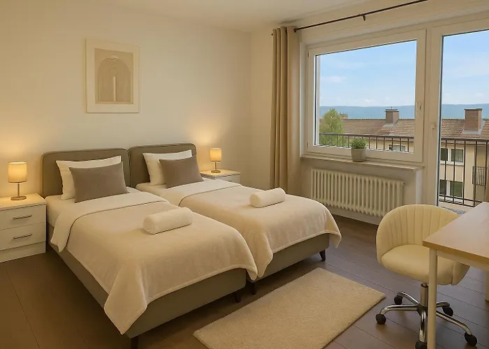 Modernes Mit Grosser Terasse In Appartement